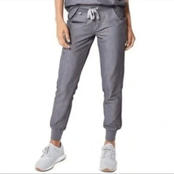 Figs Technical Zamora MEDIUM Jogger Cuff Graphite Gray Scrub Pant - Picture 1 of 7